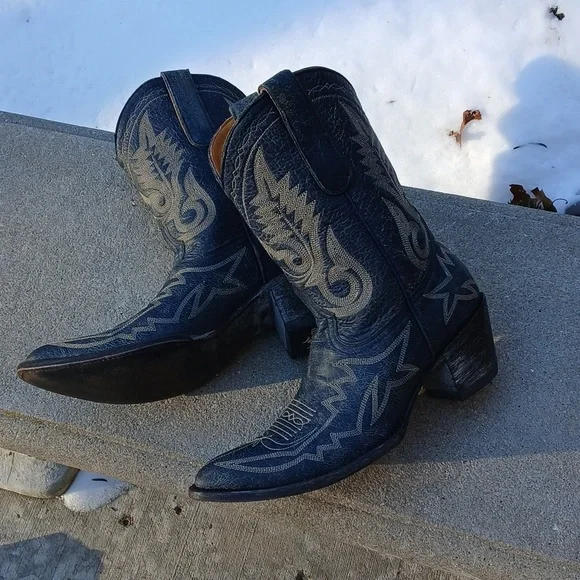 Old Gringo Distressed Blue Boot Sz 9.5B - Picture 6 of 16